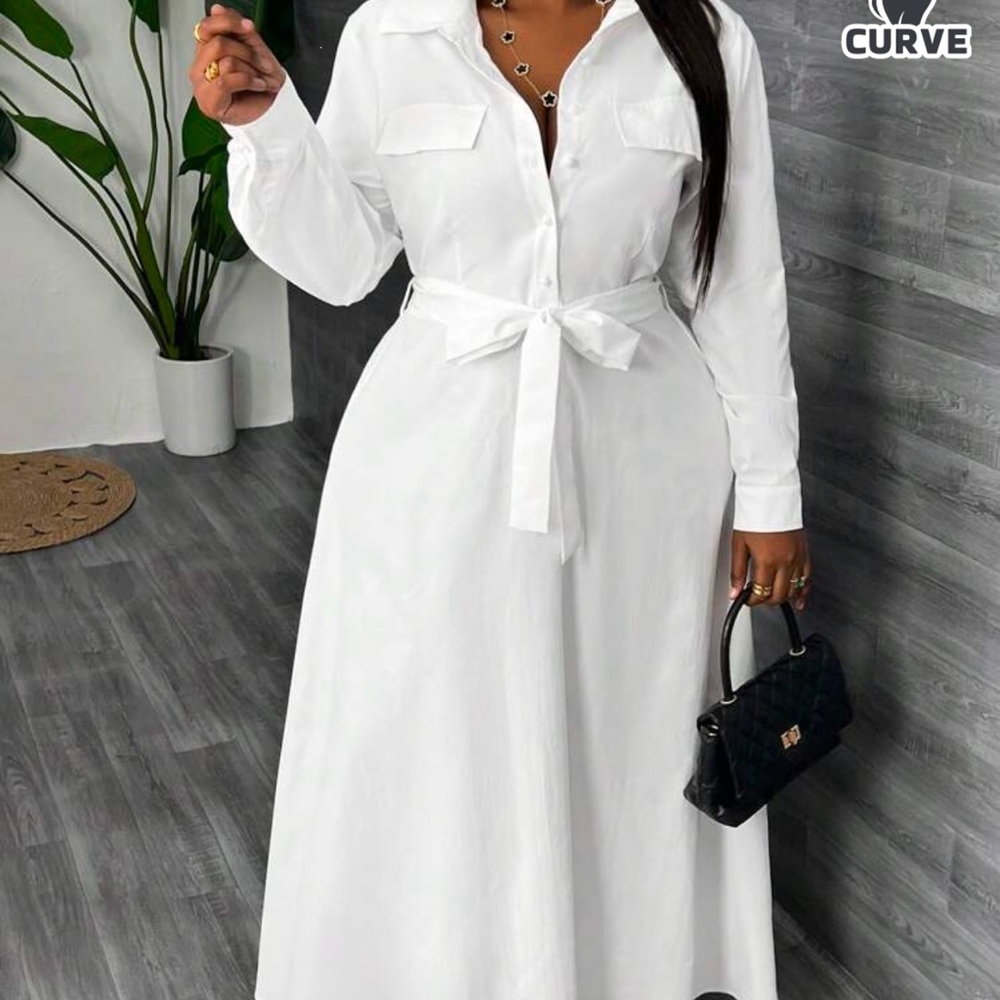Elegant White Maxi Dress